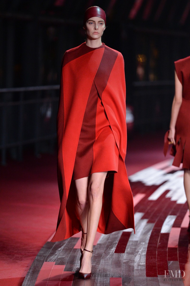 Auguste Abeliunaite featured in  the Valentino Red Collection fashion show for Spring/Summer 2013