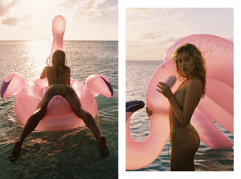 Elsa Hosk featured in  the Bikini Lovers advertisement for Spring/Summer 2022