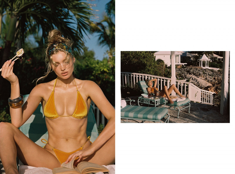 Elsa Hosk featured in  the Bikini Lovers advertisement for Spring/Summer 2022