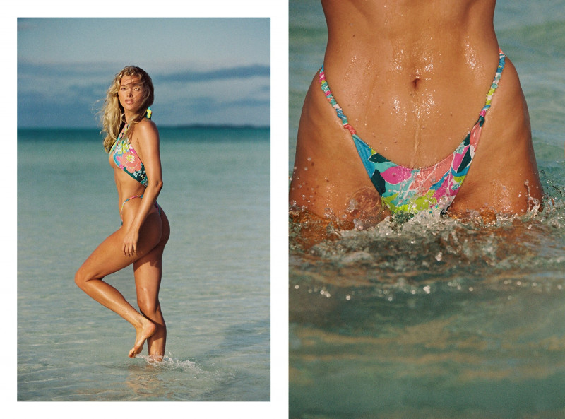 Elsa Hosk featured in  the Bikini Lovers advertisement for Spring/Summer 2022