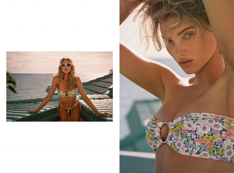 Elsa Hosk featured in  the Bikini Lovers advertisement for Spring/Summer 2022