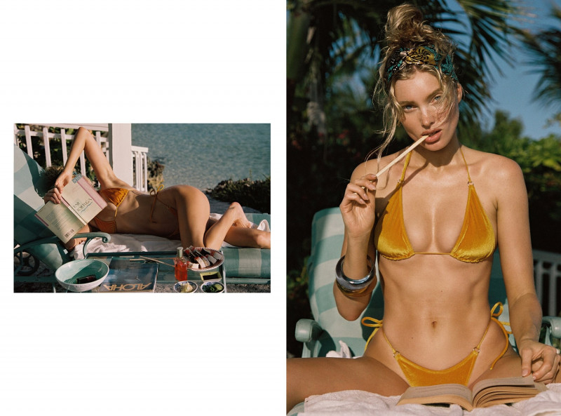 Elsa Hosk featured in  the Bikini Lovers advertisement for Spring/Summer 2022