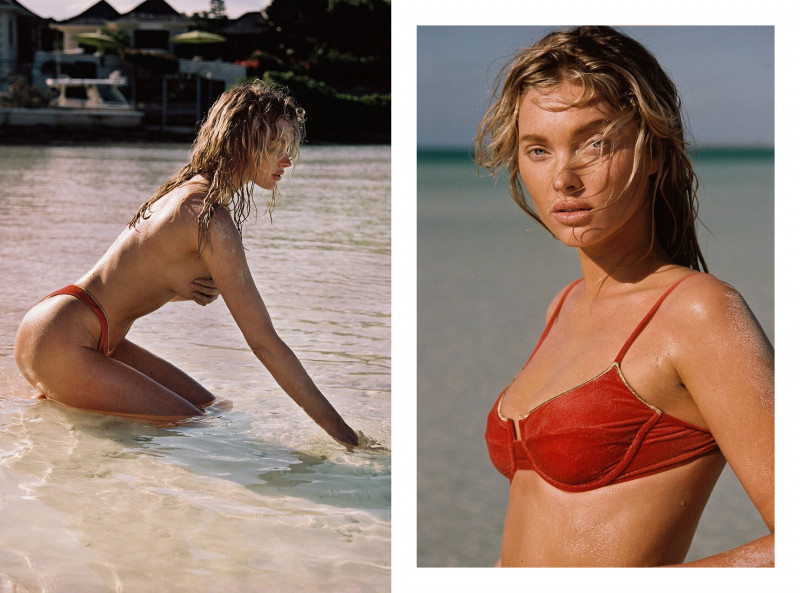 Elsa Hosk featured in  the Bikini Lovers advertisement for Spring/Summer 2022