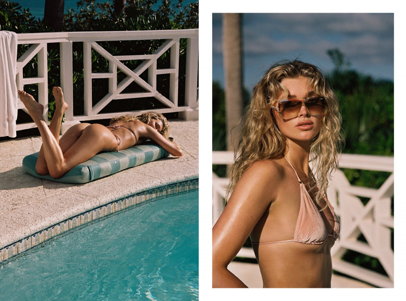 Elsa Hosk featured in  the Bikini Lovers advertisement for Spring/Summer 2022