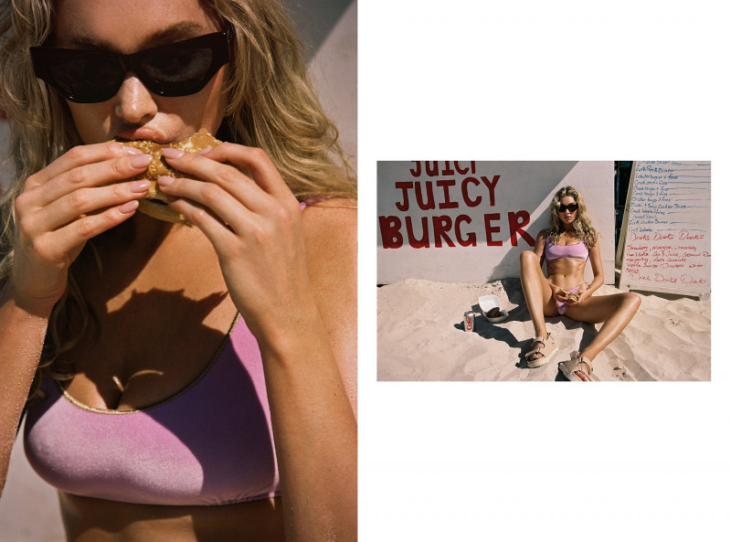 Elsa Hosk featured in  the Bikini Lovers advertisement for Spring/Summer 2022