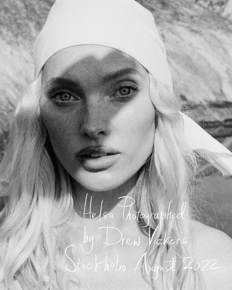 Elsa Hosk featured in  the Helsa advertisement for Winter 2022