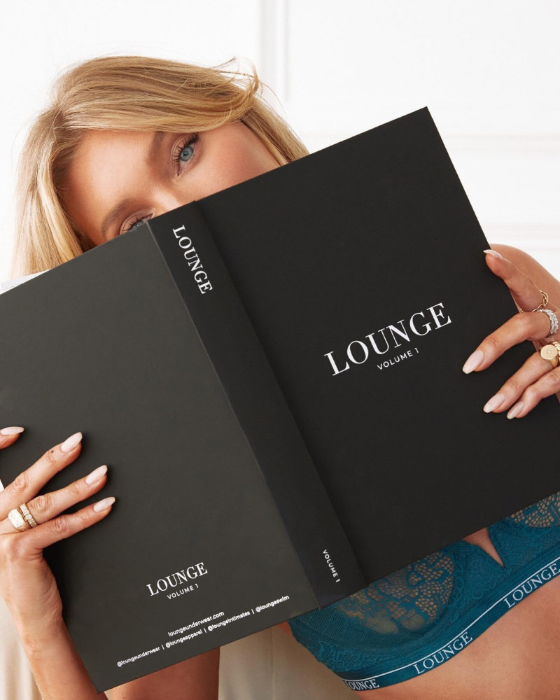 Elsa Hosk featured in  the Lounge advertisement for Spring/Summer 2022