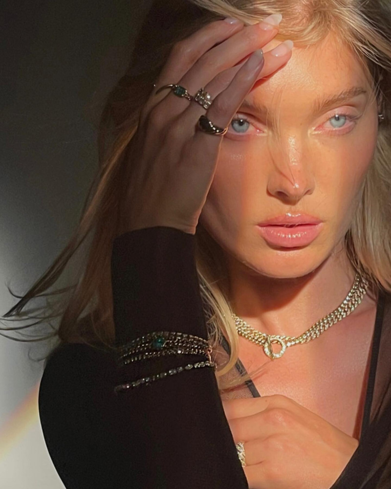 Elsa Hosk featured in  the Logan Hollowell advertisement for Spring/Summer 2022