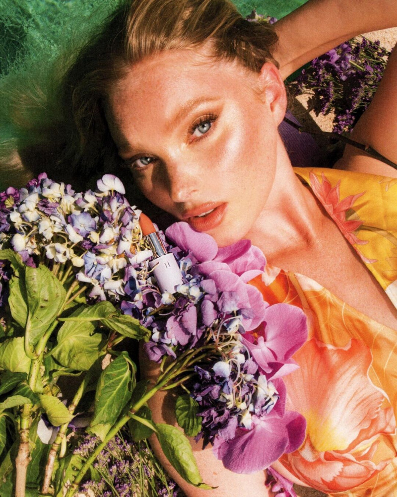 Elsa Hosk featured in  the La bouche rouge advertisement for Summer 2021