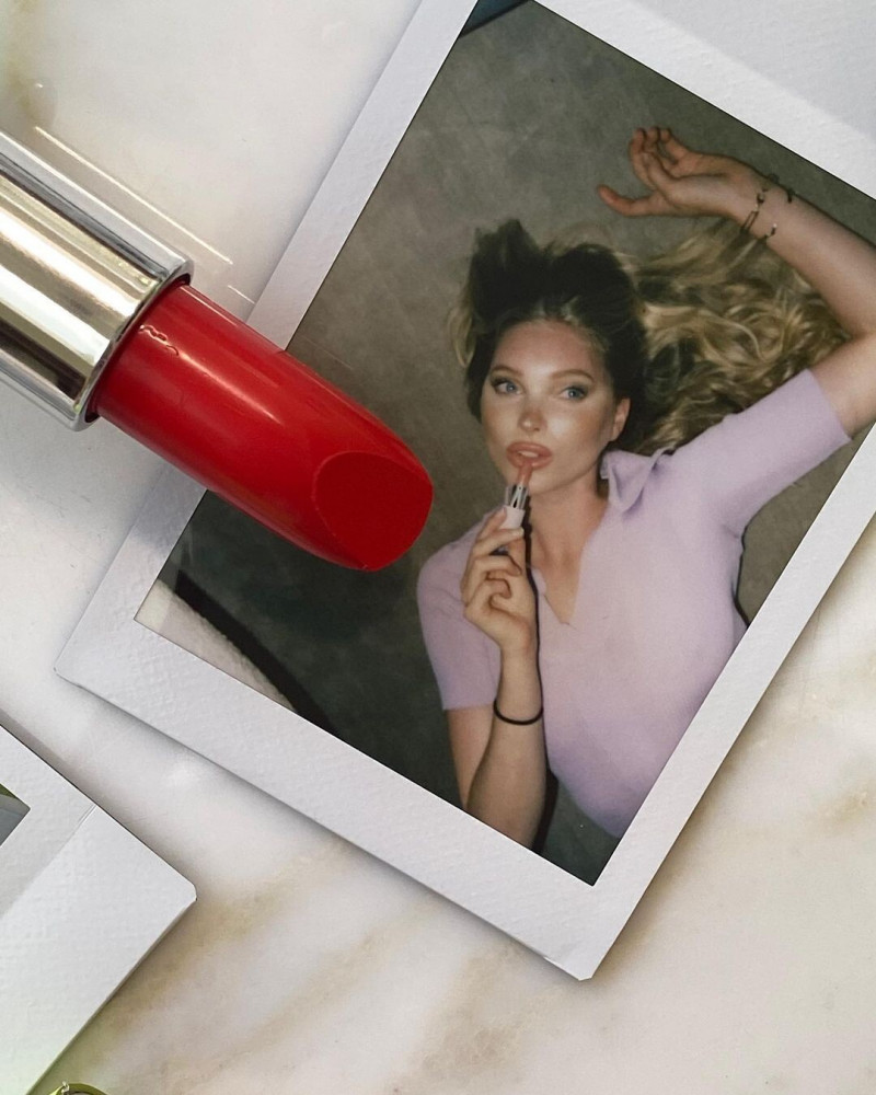 Elsa Hosk featured in  the La bouche rouge advertisement for Summer 2021