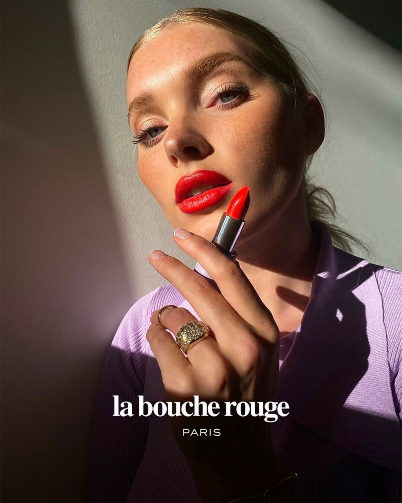 Elsa Hosk featured in  the La bouche rouge advertisement for Summer 2021