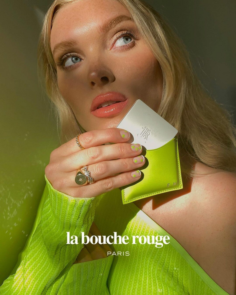 Elsa Hosk featured in  the La bouche rouge advertisement for Summer 2021