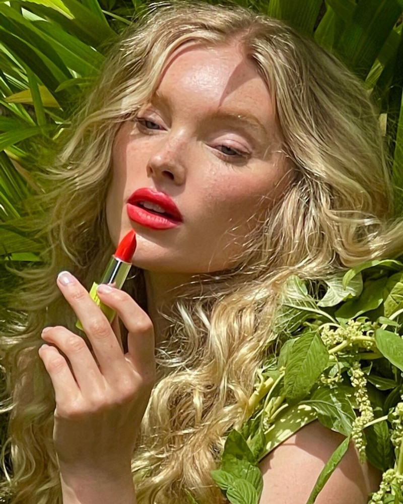 Elsa Hosk featured in  the La bouche rouge advertisement for Summer 2021