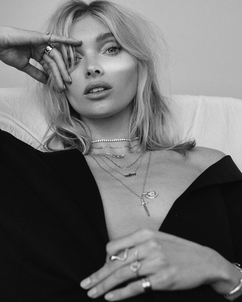 Elsa Hosk featured in  the Logan Hollowell advertisement for Autumn/Winter 2019