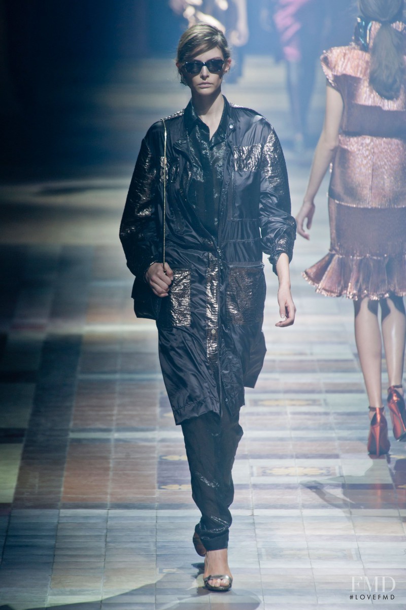 Auguste Abeliunaite featured in  the Lanvin fashion show for Spring/Summer 2014