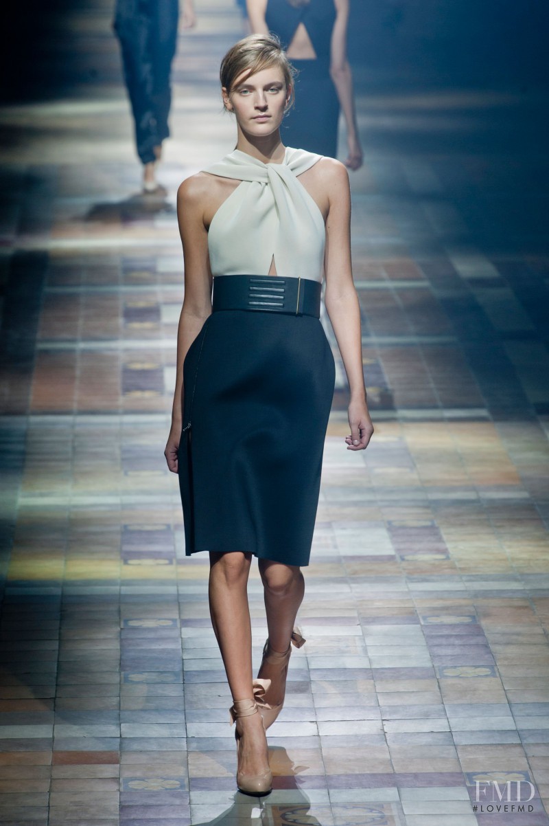 Laura Kampman featured in  the Lanvin fashion show for Spring/Summer 2014