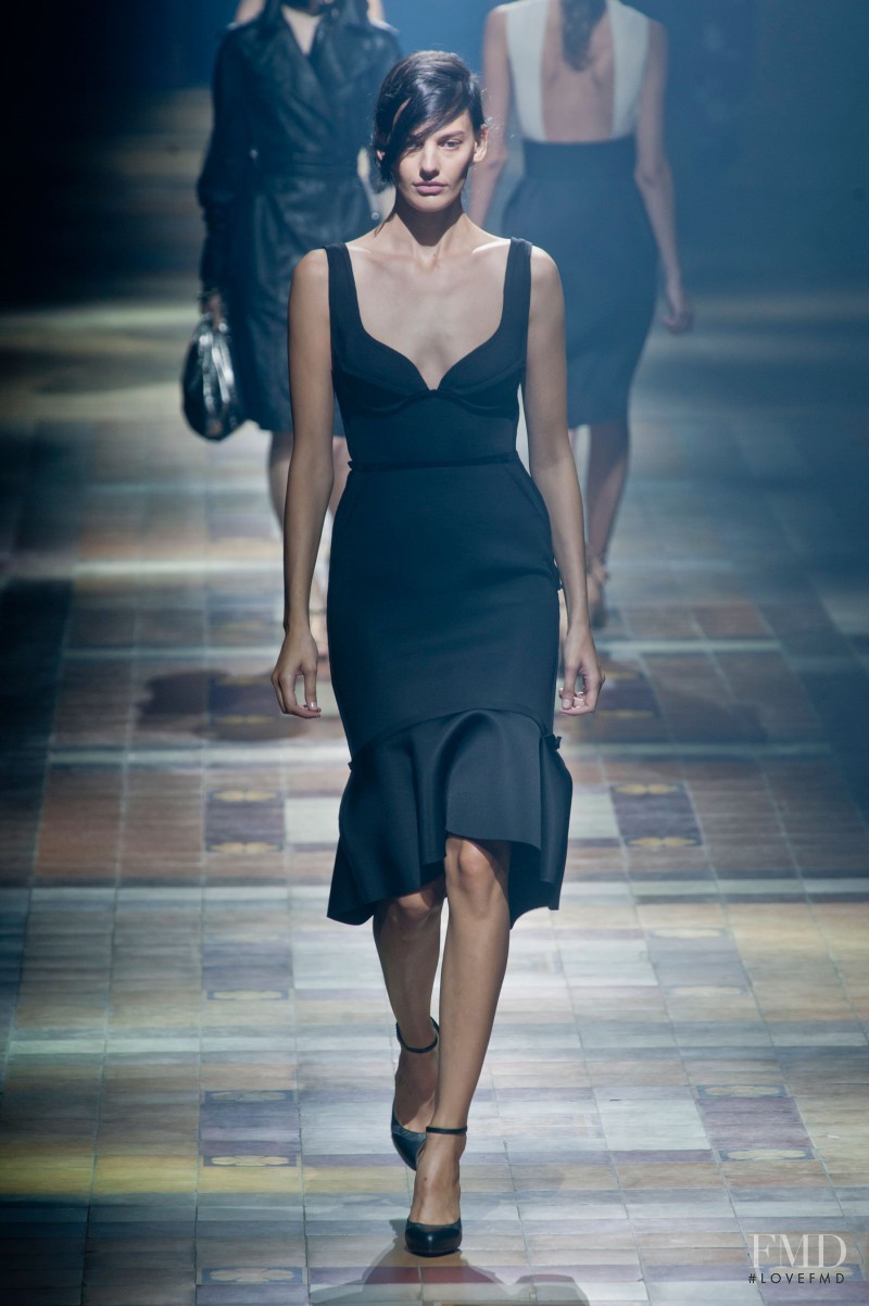 Amanda Murphy featured in  the Lanvin fashion show for Spring/Summer 2014