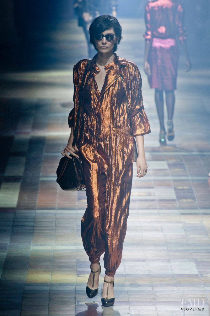 Janice Alida featured in  the Lanvin fashion show for Spring/Summer 2014