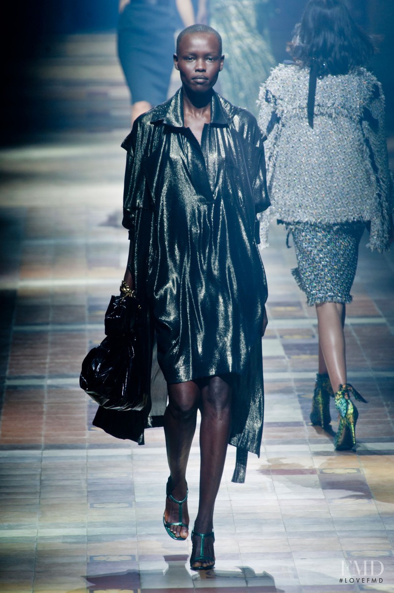 Grace Bol featured in  the Lanvin fashion show for Spring/Summer 2014
