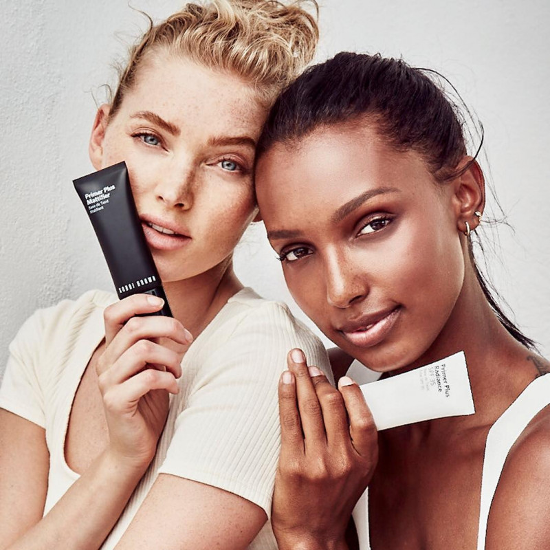 Elsa Hosk featured in  the Bobbi Brown advertisement for Summer 2018