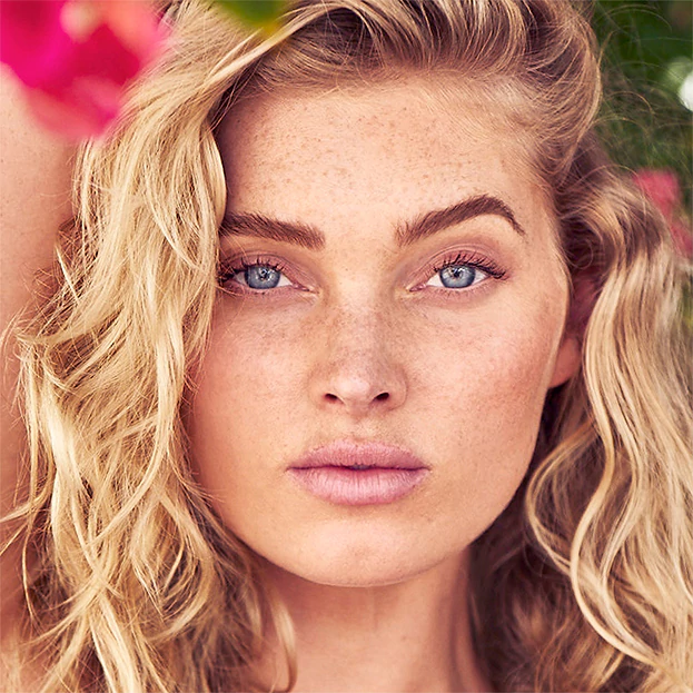 Elsa Hosk featured in  the Bobbi Brown advertisement for Summer 2018