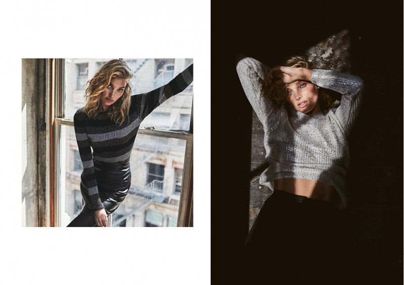 Elsa Hosk featured in  the Matalan lookbook for Winter 2017