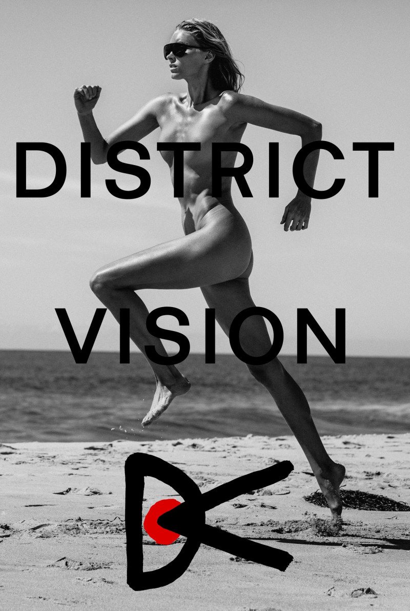 Elsa Hosk featured in  the District Vision advertisement for Autumn/Winter 2017