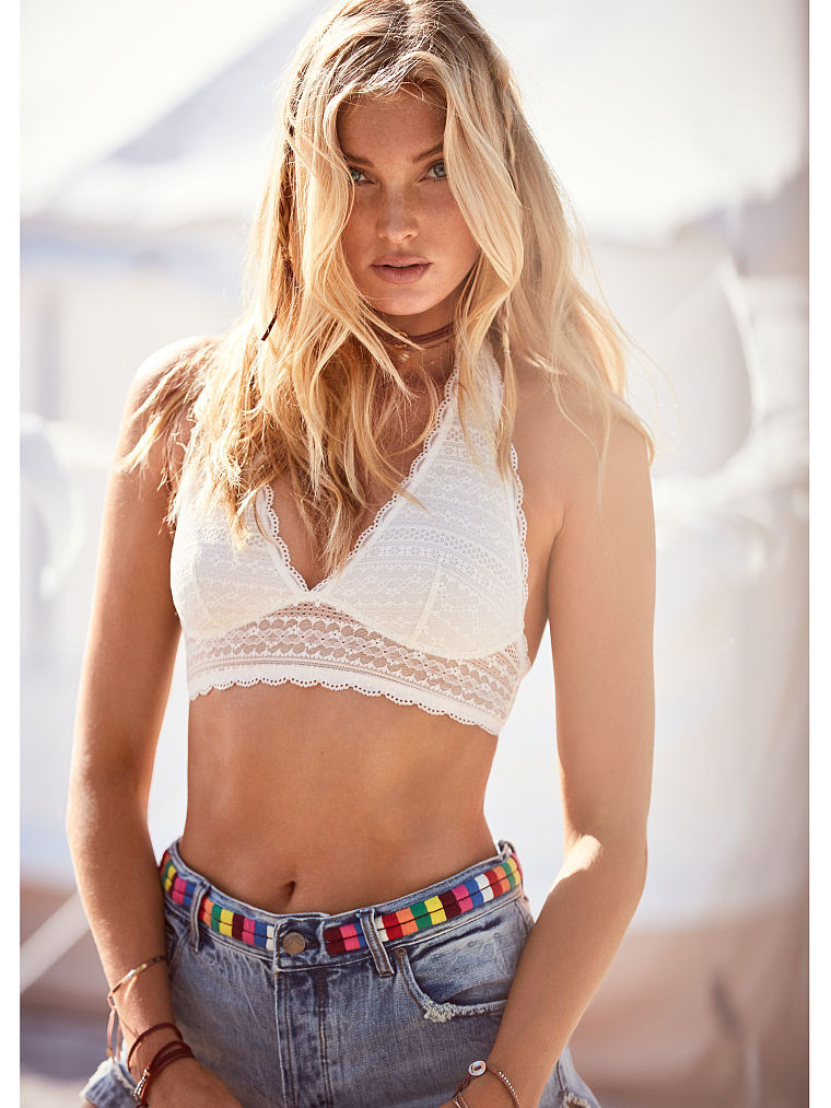 Elsa Hosk featured in  the Victoria\'s Secret catalogue for Spring/Summer 2017