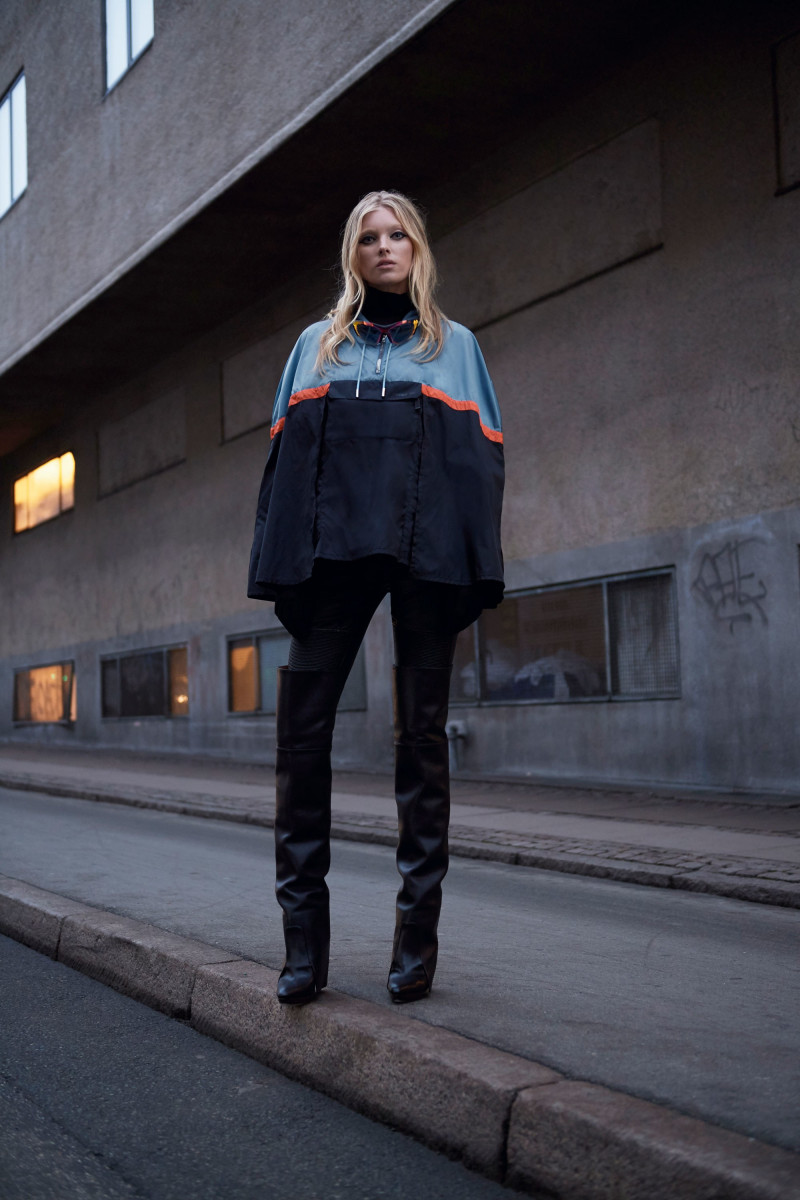 Elsa Hosk featured in  the Givenchy Jeans lookbook for Pre-Fall 2017