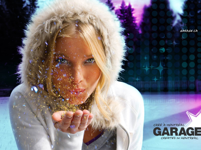 Elsa Hosk featured in  the Garage advertisement for Autumn/Winter 2010