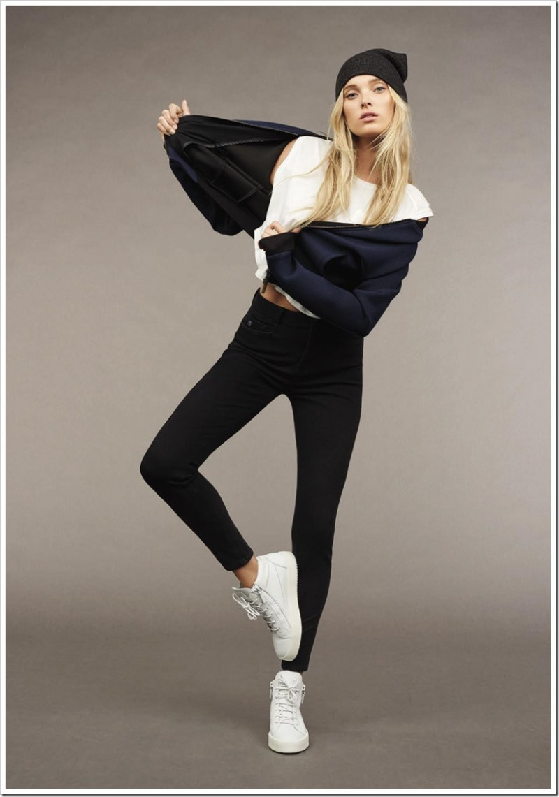 Elsa Hosk featured in  the Mavi Indigo Move  advertisement for Autumn/Winter 2016