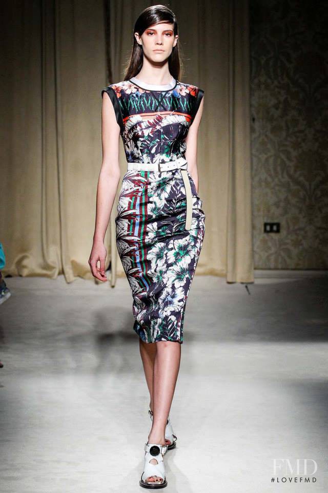Carla Ciffoni featured in  the Aquilano.Rimondi fashion show for Spring/Summer 2014