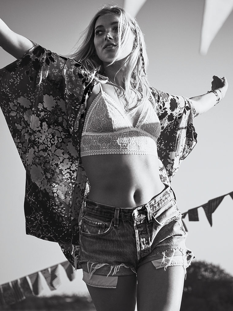 Elsa Hosk featured in  the Victoria\'s Secret advertisement for Spring/Summer 2016