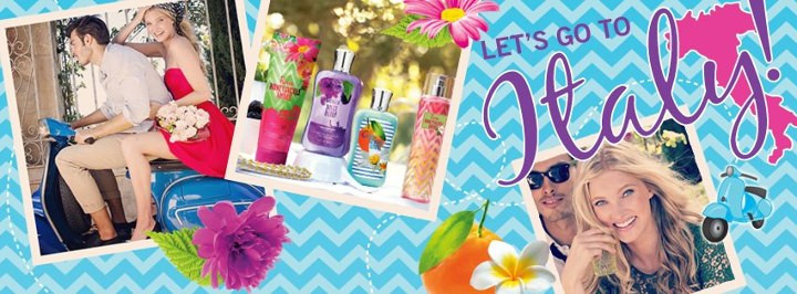 Elsa Hosk featured in  the Bath & Body Works advertisement for Spring/Summer 2013