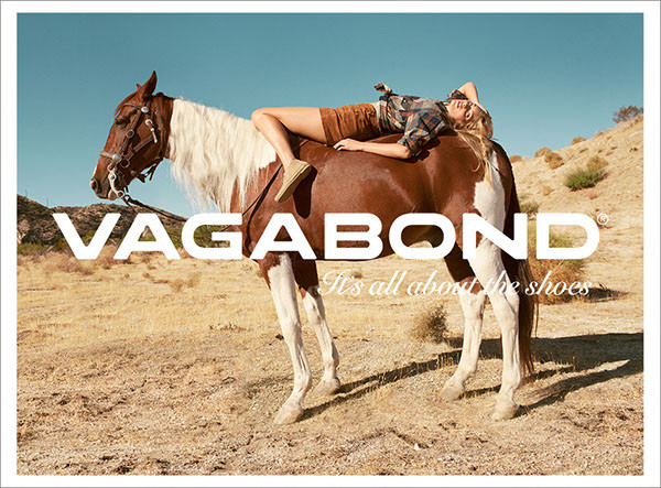 Elsa Hosk featured in  the Vagabond advertisement for Spring/Summer 2012