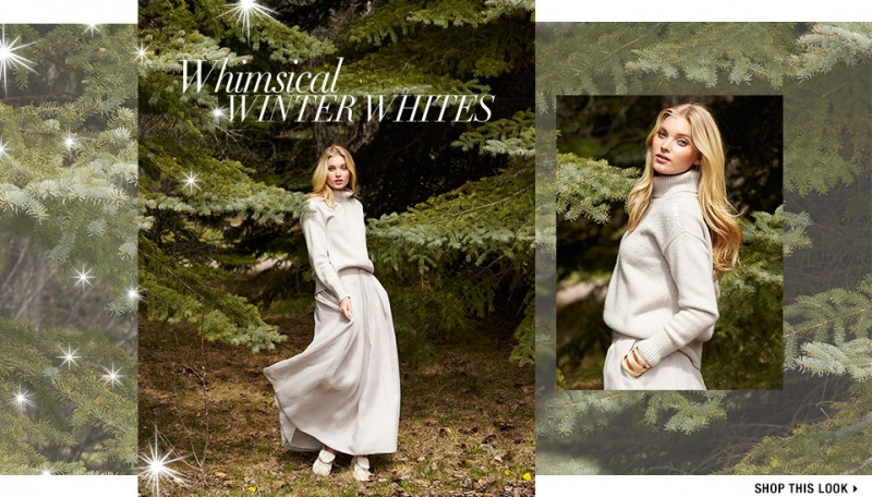 Elsa Hosk featured in  the Gorsuch advertisement for Autumn/Winter 2015