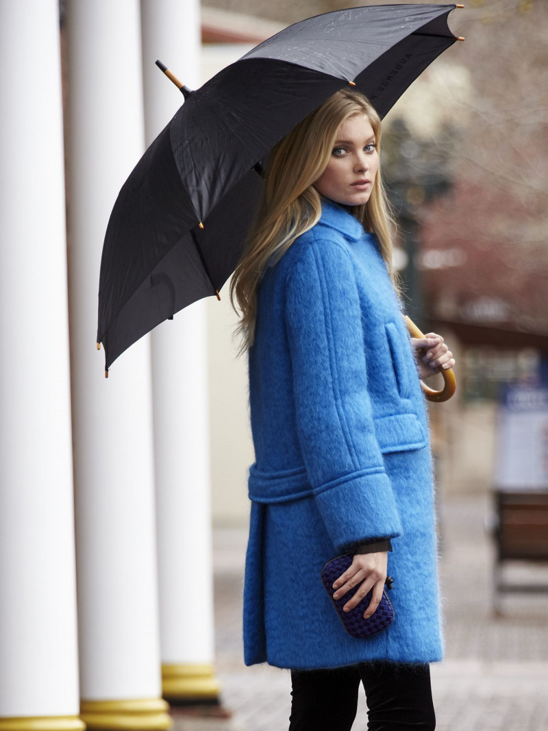 Elsa Hosk featured in  the Gorsuch advertisement for Autumn/Winter 2015