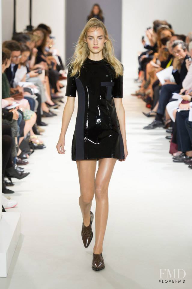 Maartje Verhoef featured in  the Paco Rabanne fashion show for Spring/Summer 2014