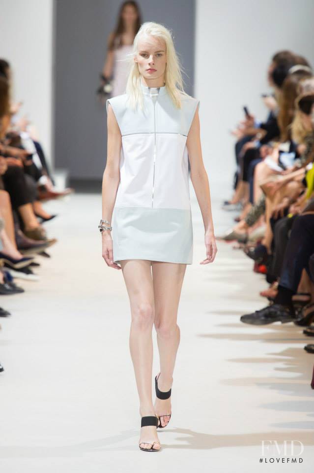 Irene Hiemstra featured in  the Paco Rabanne fashion show for Spring/Summer 2014