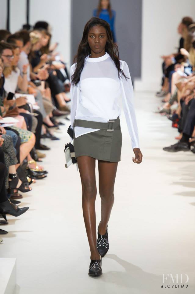 Kai Newman featured in  the Paco Rabanne fashion show for Spring/Summer 2014