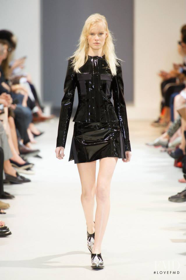Linn Arvidsson featured in  the Paco Rabanne fashion show for Spring/Summer 2014
