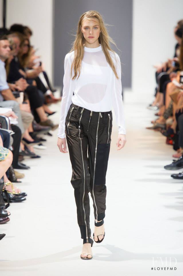 Hedvig Palm featured in  the Paco Rabanne fashion show for Spring/Summer 2014
