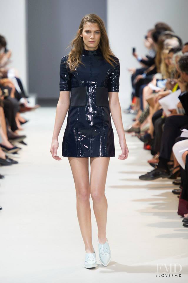 Lena Hardt featured in  the Paco Rabanne fashion show for Spring/Summer 2014