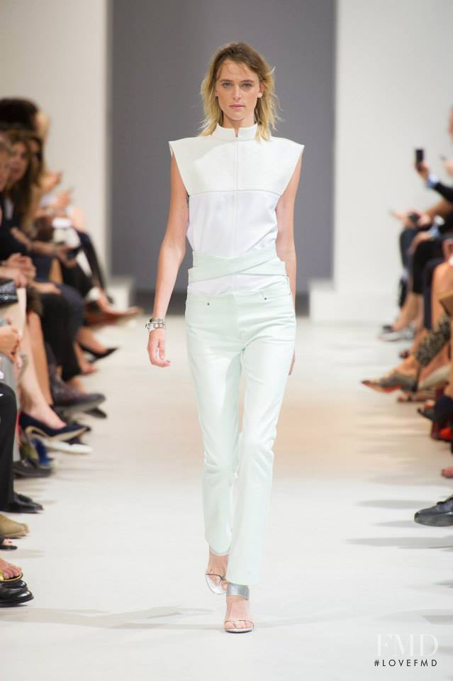 Milou van Groesen featured in  the Paco Rabanne fashion show for Spring/Summer 2014