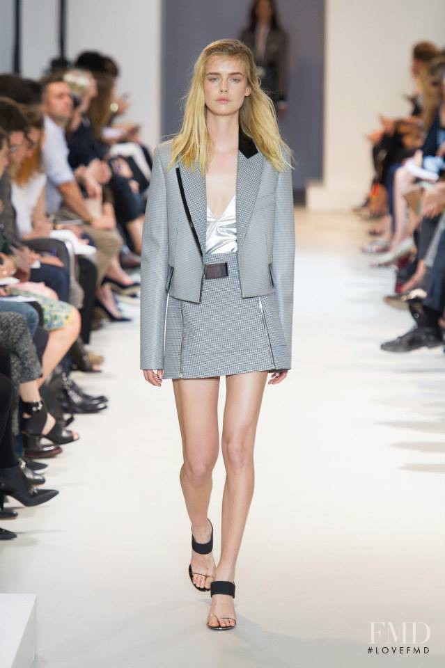 Stina Rapp featured in  the Paco Rabanne fashion show for Spring/Summer 2014