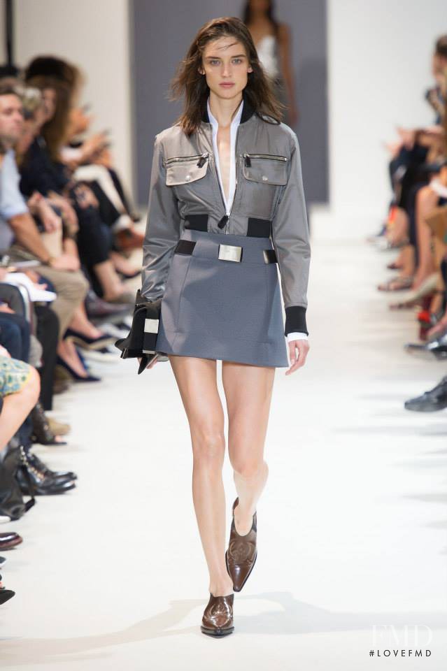 Kate Goodling featured in  the Paco Rabanne fashion show for Spring/Summer 2014