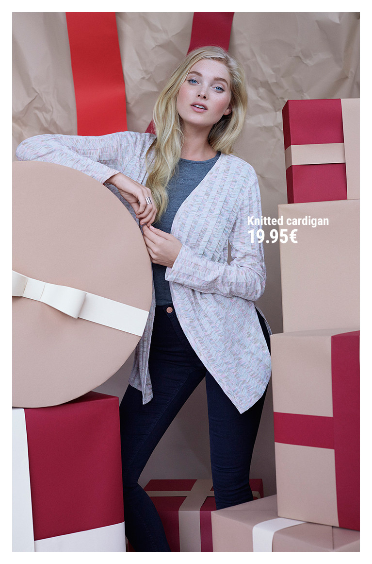 Elsa Hosk featured in  the Gina Tricot advertisement for Autumn/Winter 2015