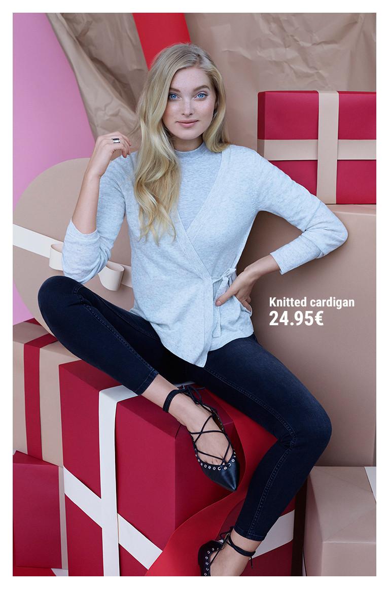 Elsa Hosk featured in  the Gina Tricot advertisement for Autumn/Winter 2015