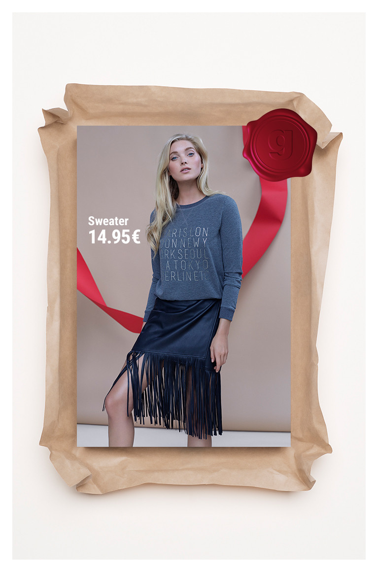 Elsa Hosk featured in  the Gina Tricot advertisement for Autumn/Winter 2015