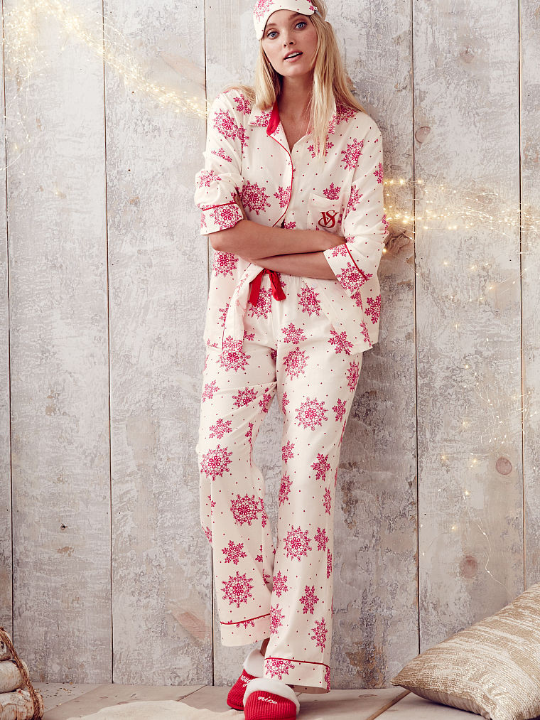 Elsa Hosk featured in  the Victoria\'s Secret Sleepwear catalogue for Autumn/Winter 2015